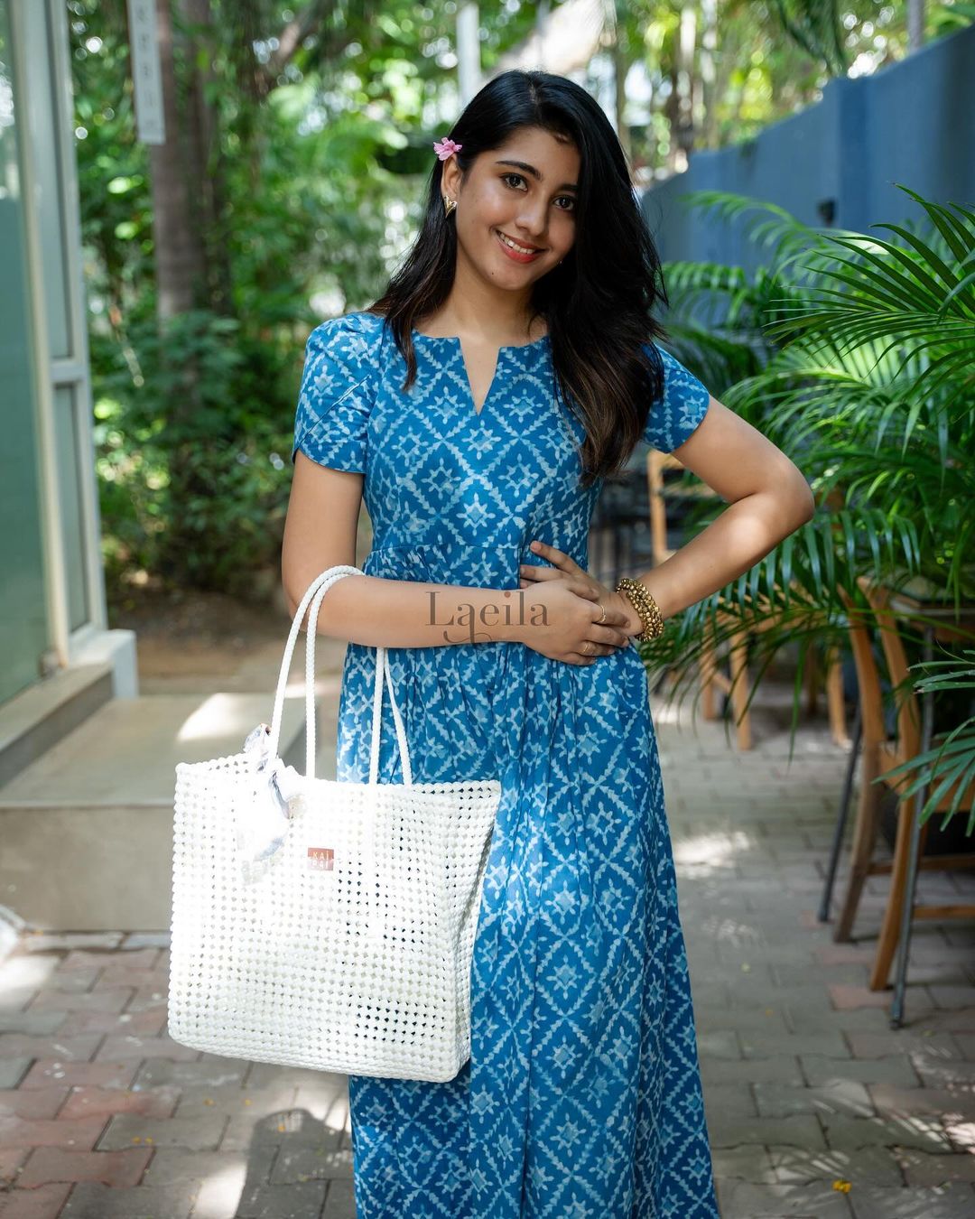 Blue Cotton Maxi